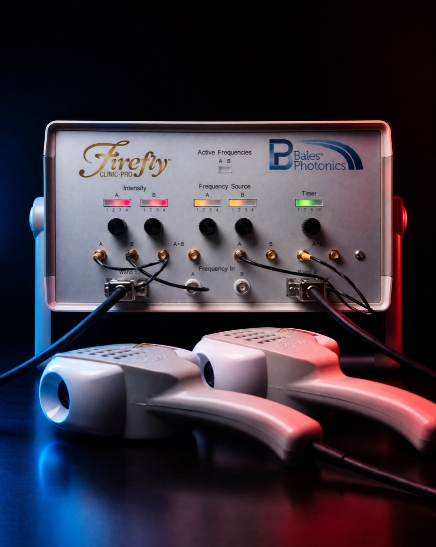 Firefly Clinic Pro front panel and wands