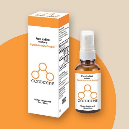 Good Iodine Gold Label Iodine 1 oz – with Spray Bottle