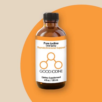Good Iodine Gold Label Iodine 4 oz – Refill Bottle