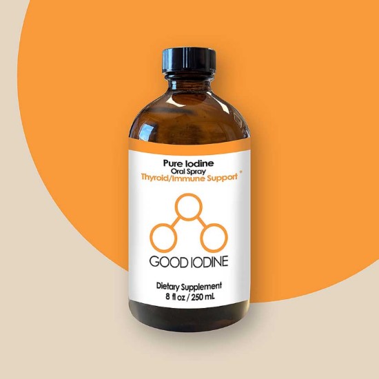 Good Iodine Gold Label Iodine 8 oz – Refill Bottle